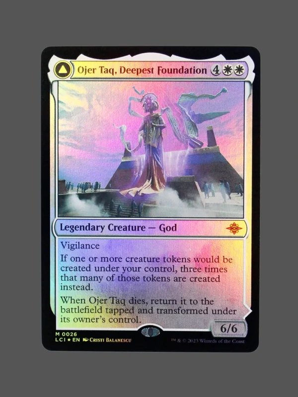 Ojer Taq, Deepest Foundation Foil MTG Proxy | Lost Caverns of Ixalan