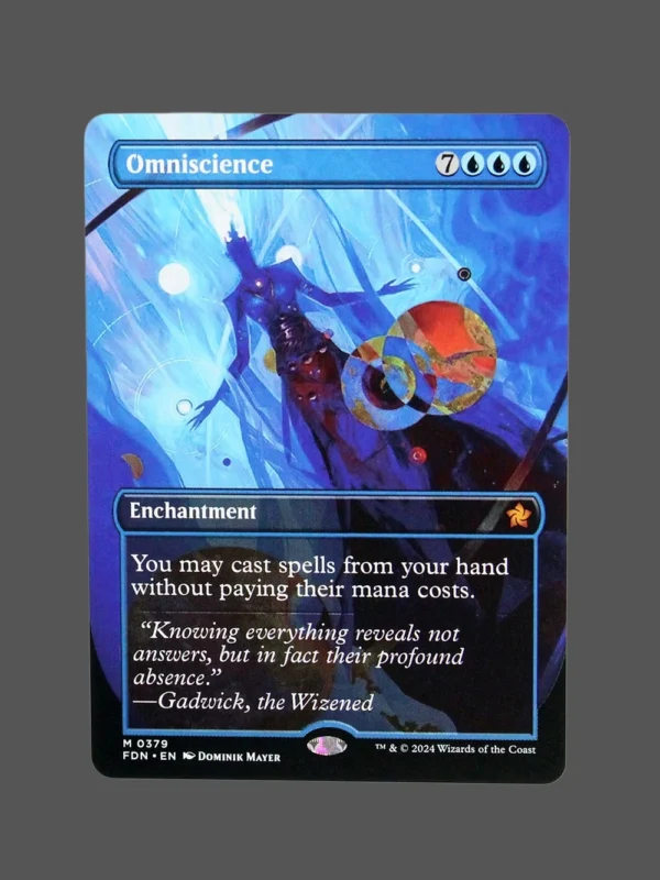 Omniscience Holo MTG Proxy | Foundations