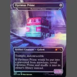 Optimus Prime Foil MTG Proxy | Streets of New Capenna