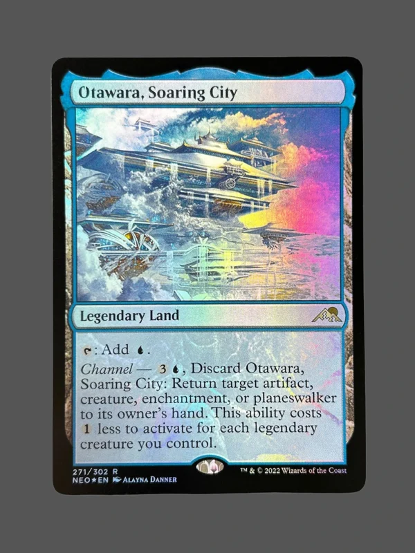 Otawara, Soaring City Foil MTG Proxy | Neon Dynasty