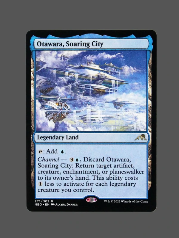 Otawara, Soaring City Holo MTG Proxy | Neon Dynasty