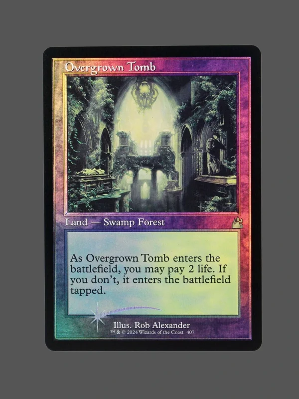 Overgrown Tomb Foil MTG Proxy | Magic: The Gathering