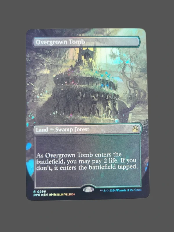 Overgrown Tomb Foil MTG Proxy | Ravnica Remastered