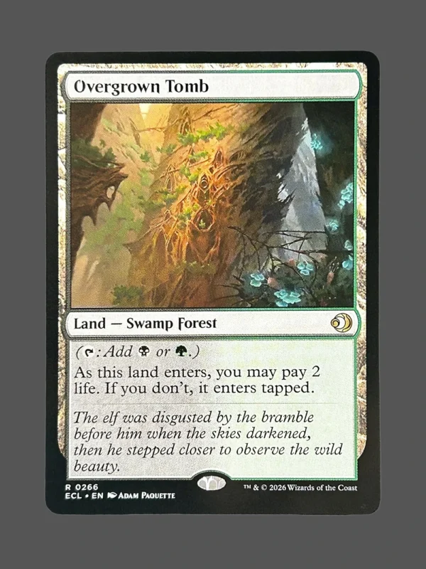 Overgrown Tomb Holo MTG Proxy | Eldritch Moon