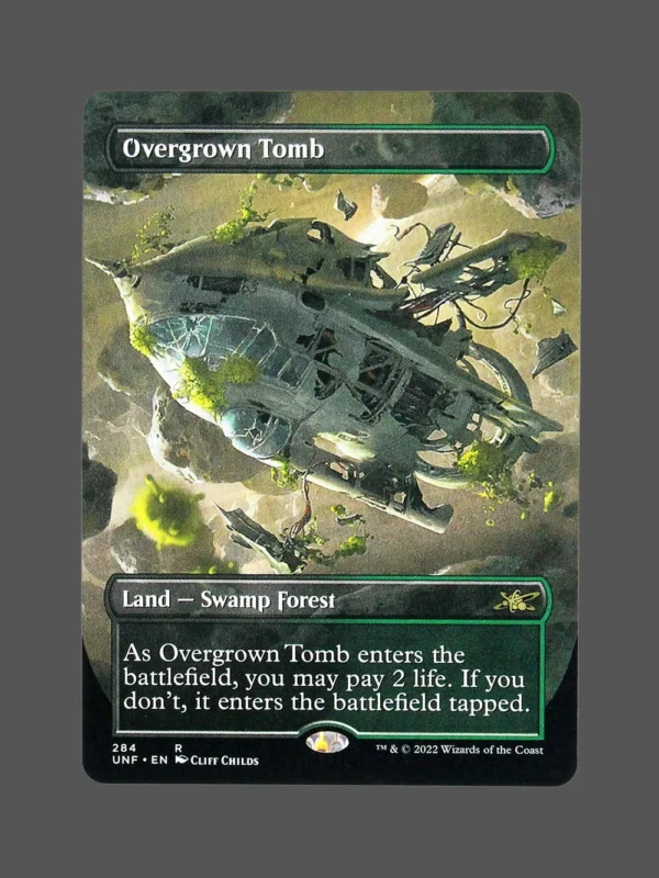 Overgrown Tomb Holo MTG Proxy | Unfinity