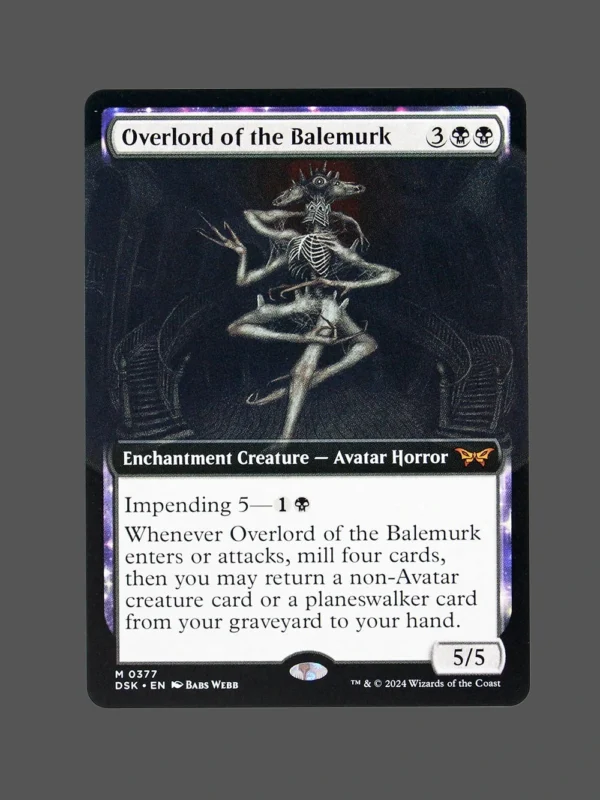 Overlord of the Balemurk Holo MTG Proxy | Dominaria United