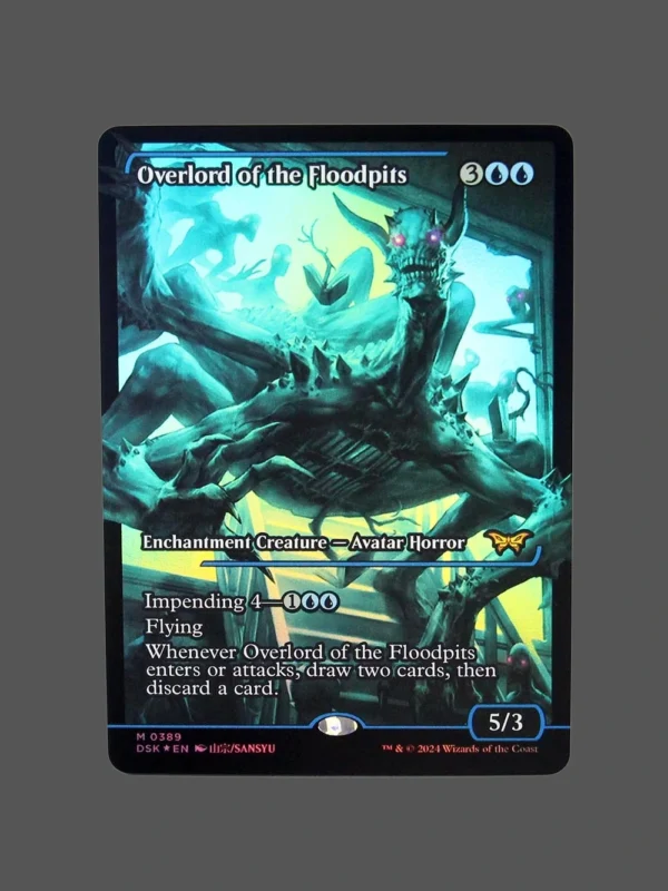 Overlord of the Floodpits Foil MTG Proxy | Dominaria United