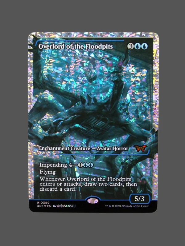 Overlord of the Floodpits Fracture Foil MTG Proxy | Dominaria United