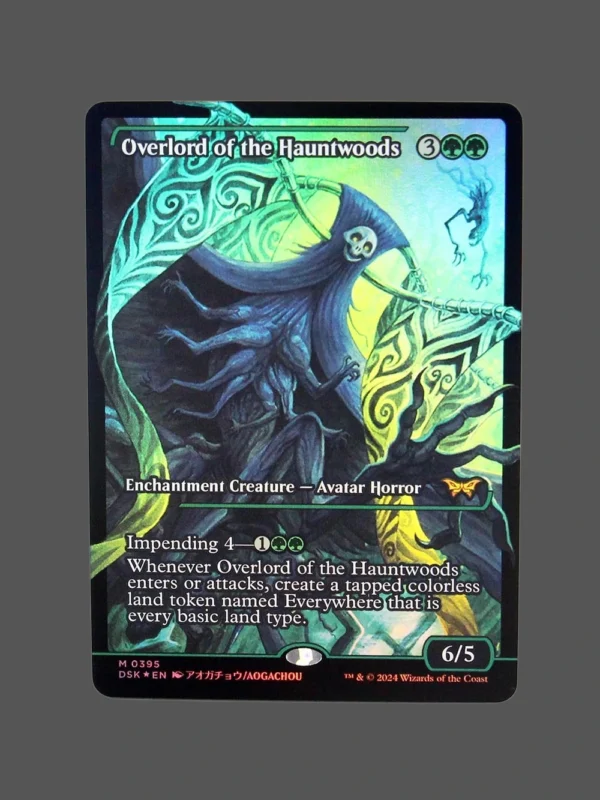 Overlord of the Hauntwoods Foil MTG Proxy | Dominaria Skies