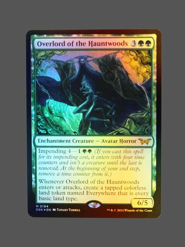 Overlord of the Hauntwoods Foil MTG Proxy | Dominaria United