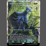 Overlord of the Hauntwoods Fracture Foil MTG Proxy | Dominaria United