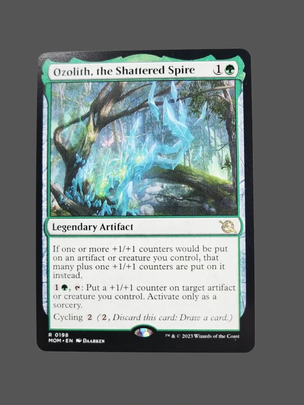 Ozolith, the Shattered Spire Holo MTG Proxy | March of the Machine