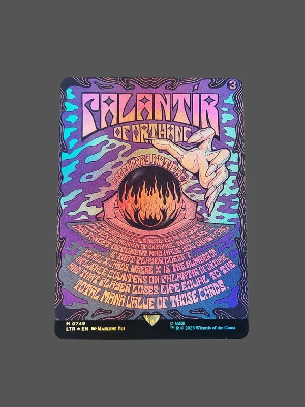 Palantír of Orthanc Foil MTG Proxy | Lord of the Rings