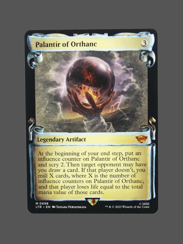 Palantír of Orthanc Holo MTG Proxy | Lord of the Rings