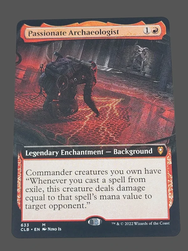 Passionate Archaeologist Holo MTG Proxy | Commander Legends: Battle for Baldur's Gate