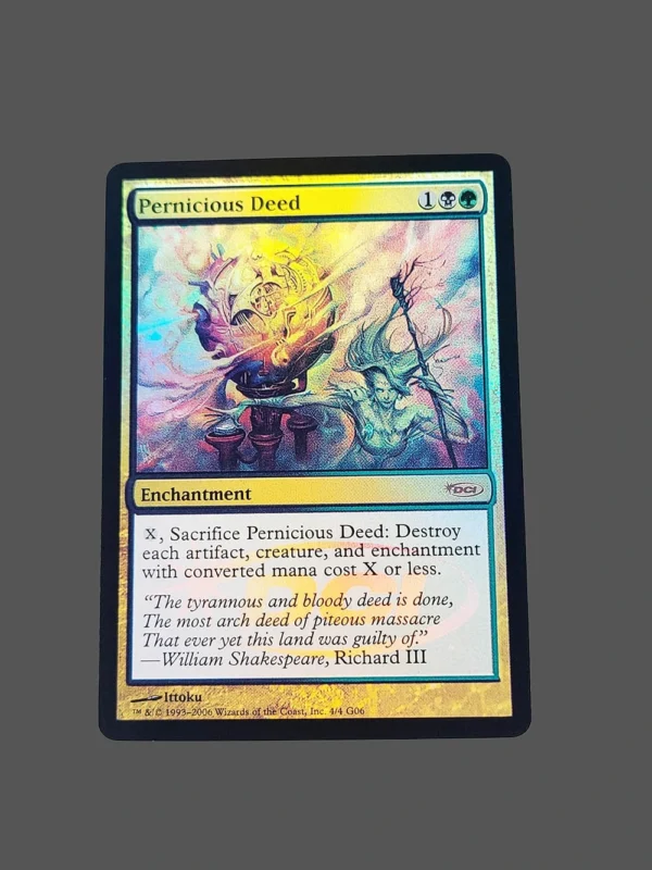 Pernicious Deed Foil MTG Proxy | Sixth Edition