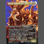 Phlage, Titan of Fire's Fury Holo MTG Proxy | March of the Machine