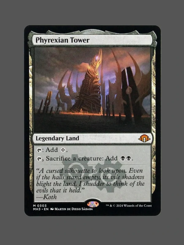 Phyrexian Tower Holo MTG Proxy | March of the Machine