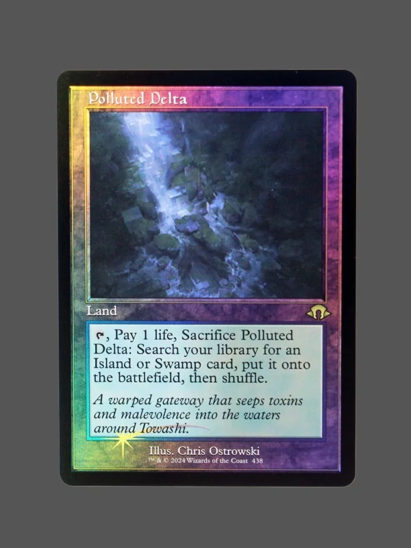 Polluted Delta Foil MTG Proxy | The Lost Caverns of Ixalan