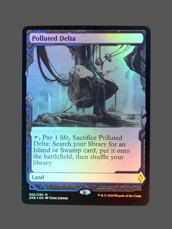 Polluted Delta Foil MTG Proxy | Zendikar Rising