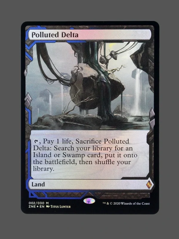 Polluted Delta Foil MTG Proxy | Zendikar Rising