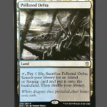 Polluted Delta Holo MTG Proxy | Khans of Tarkir
