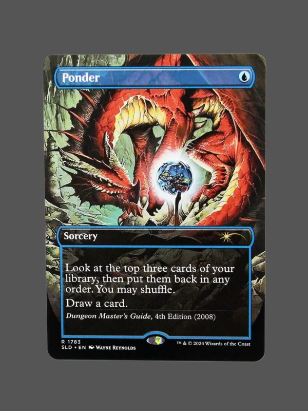 Ponder Holo MTG Proxy | Secret Lair Drop Series