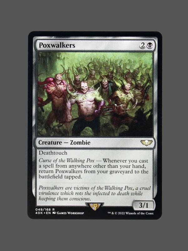 Poxwalkers Holo MTG Proxy | Adventures in the Forgotten Realms