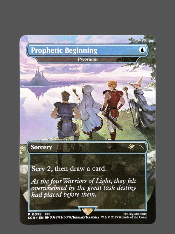 Prophetic Beginning Holo MTG Proxy | Secret Lair