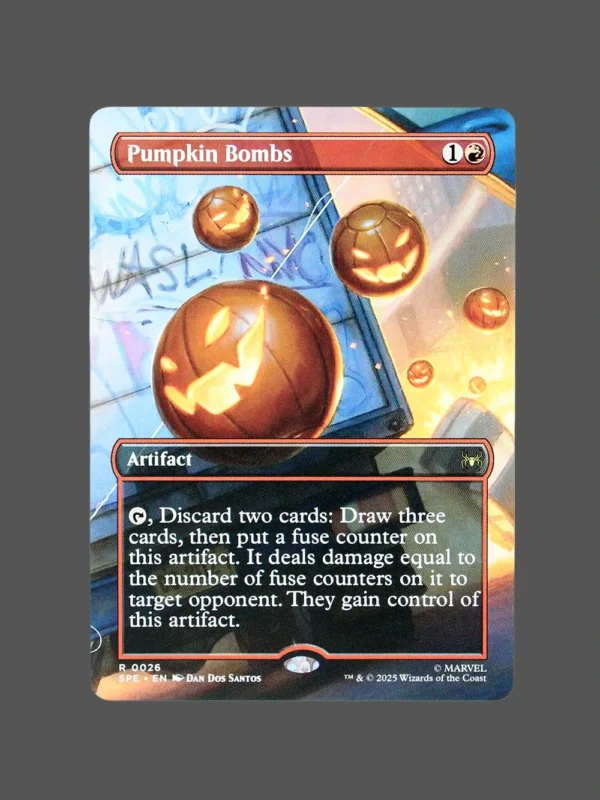 Pumpkin Bombs Holo MTG Proxy | Marvel Snap