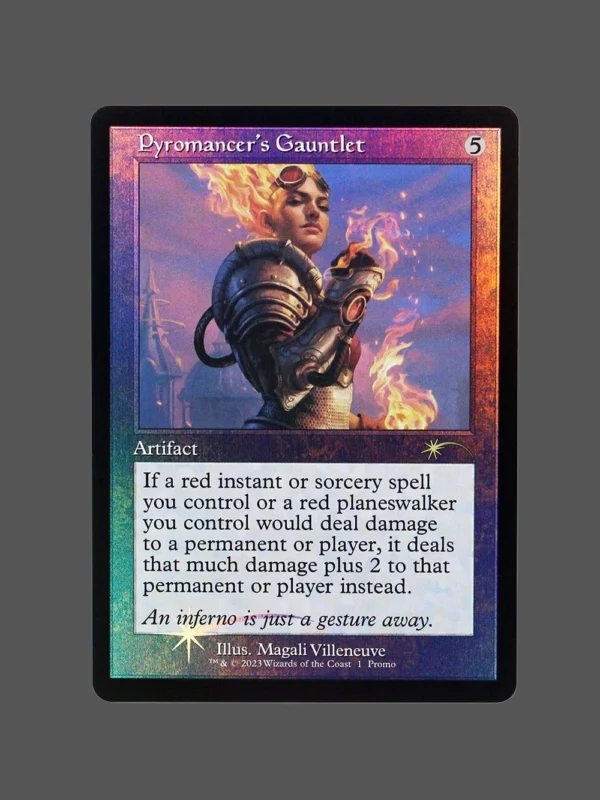 Pyromancer's Gauntlet Foil MTG Proxy | Promo
