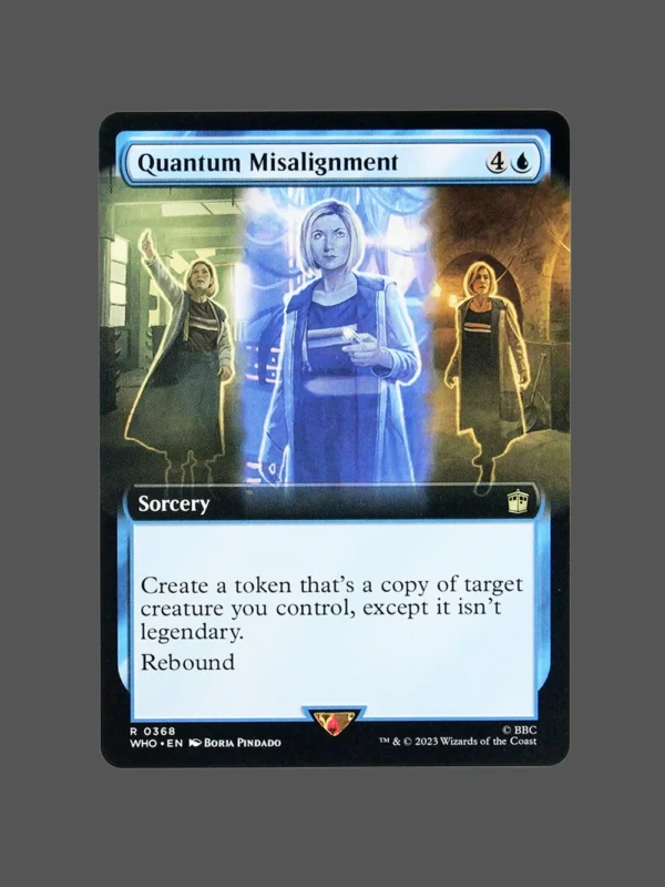 Quantum Misalignment Holo MTG Proxy | The Doctor's Companion