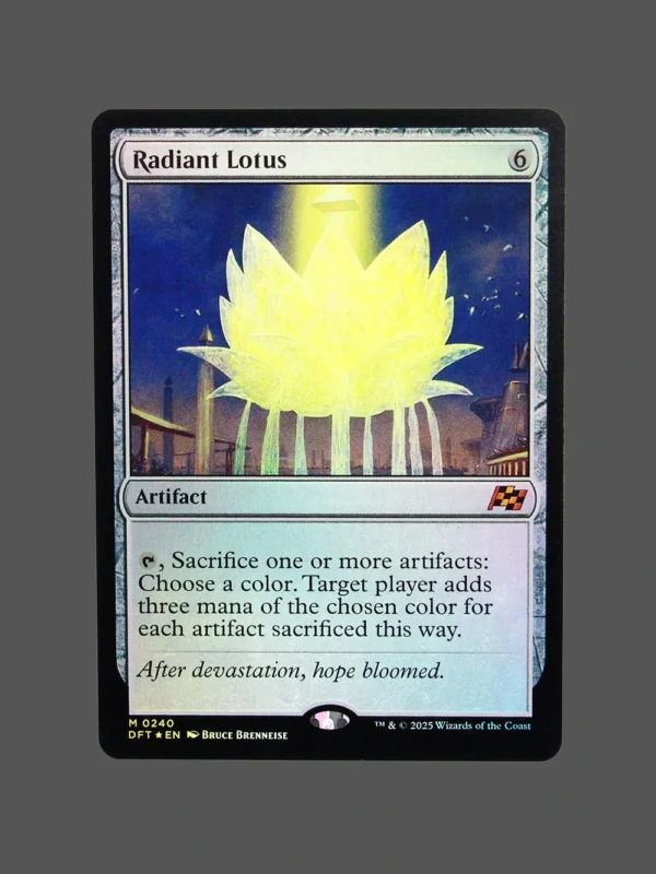 Radiant Lotus Foil MTG Proxy | Duskmourn