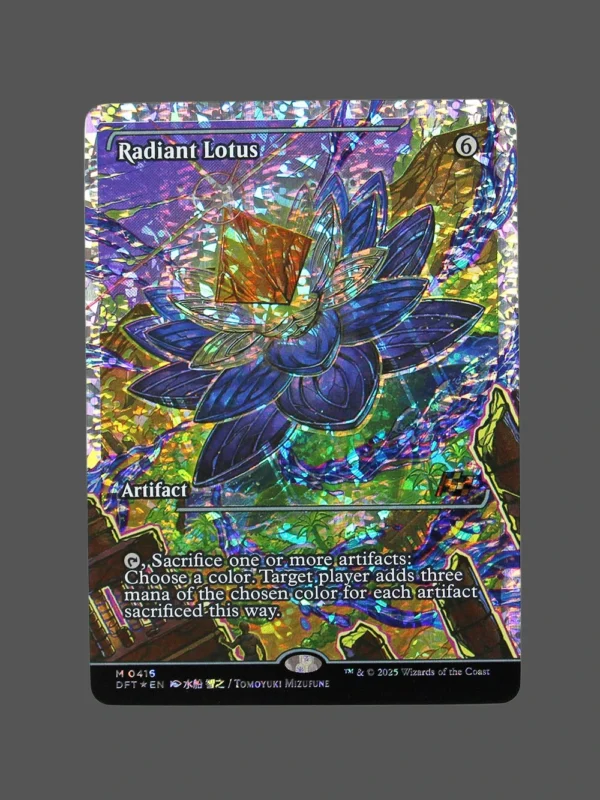 Radiant Lotus Fracture Foil MTG Proxy | DFT
