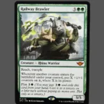 Railway Brawler Holo MTG Proxy | Outlaws of Thunder Junction