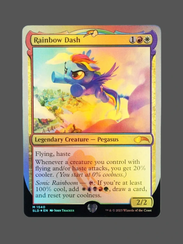 Rainbow Dash Foil MTG Proxy | Secret Lair
