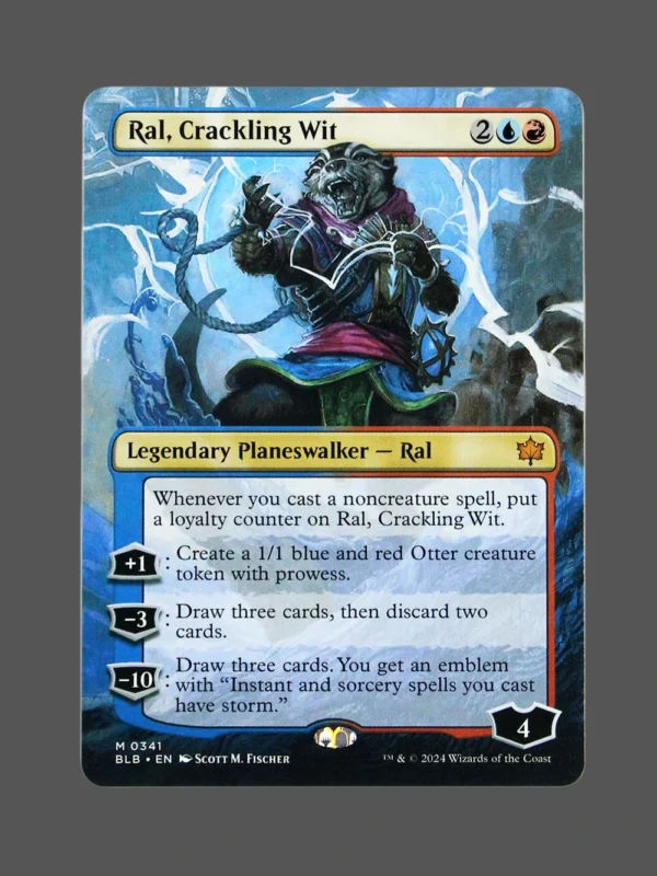 Ral, Crackling Wit Holo MTG Proxy | Bloomburrow