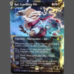 Ral, Crackling Wit Raised Foil MTG Proxy | Bloomburrow