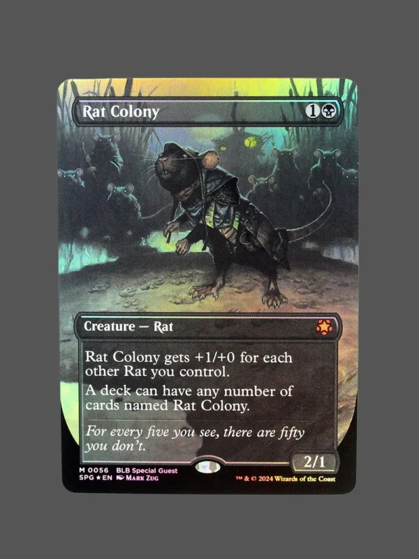 Rat Colony Foil MTG Proxy | Bloomburrow