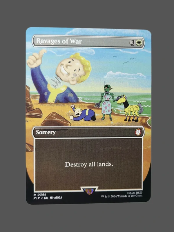 Ravages of War Holo MTG Proxy | Fallout