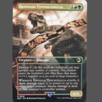 Ravenous Tyrannosaurus Holo MTG Proxy | Ravnica Allegiance
