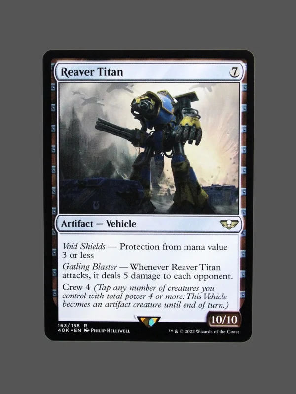 Reaver Titan Holo MTG Proxy | 40K