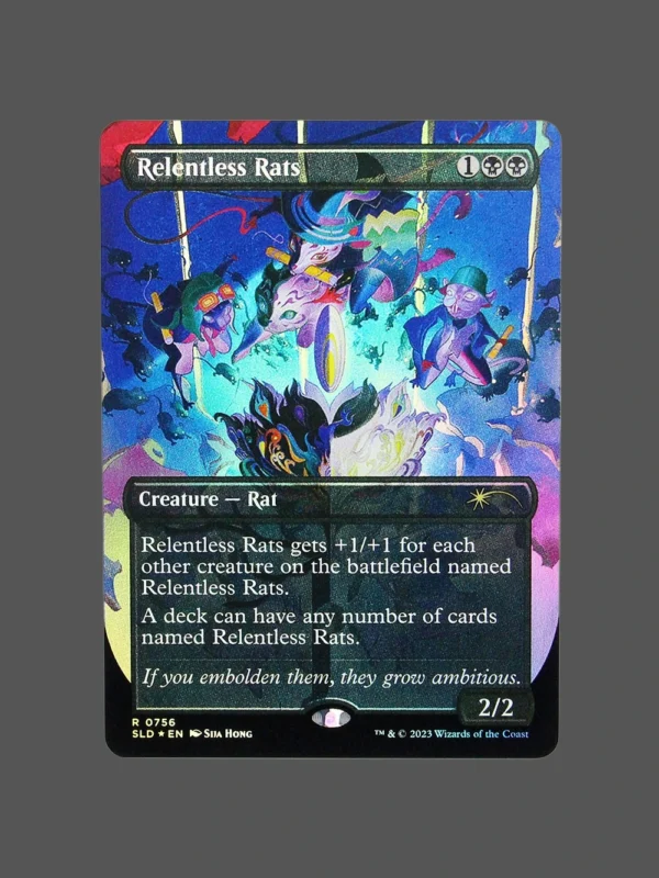 Relentless Rats Foil MTG Proxy | Streets of New Capenna