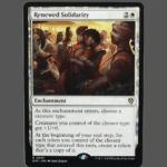 Renewed Solidarity Holo MTG Proxy | Duskmourn