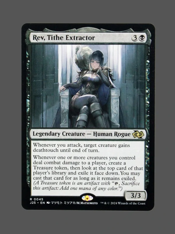 Rev, Tithe Extractor Holo MTG Proxy | J25