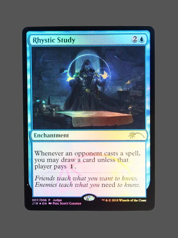 Rhystic Study Foil MTG Proxy | Judge