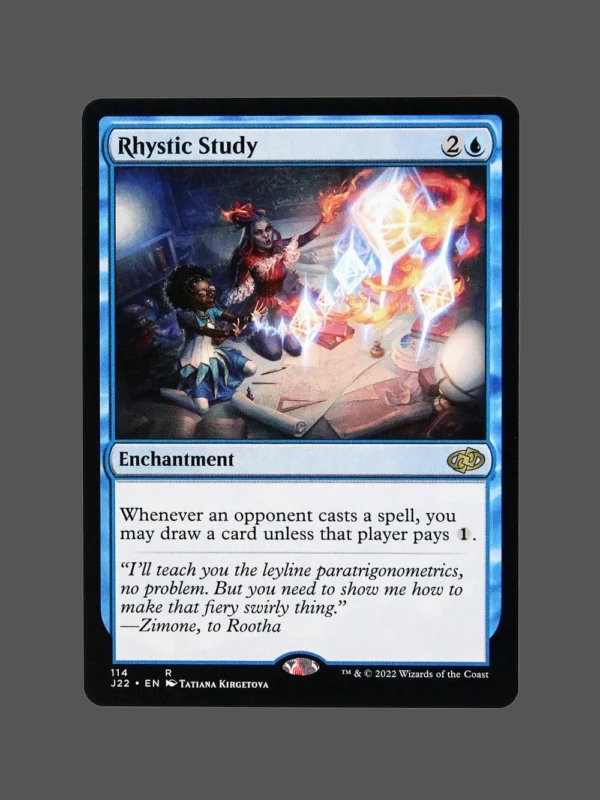 Rhystic Study Holo MTG Proxy | Jumpstart 2022