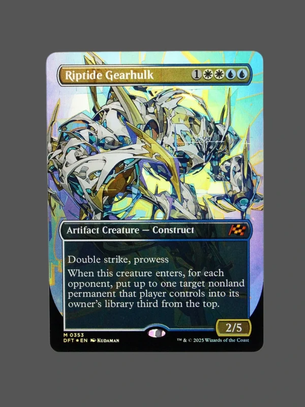 Riptide Gearhulk Foil MTG Proxy | Duskmourn