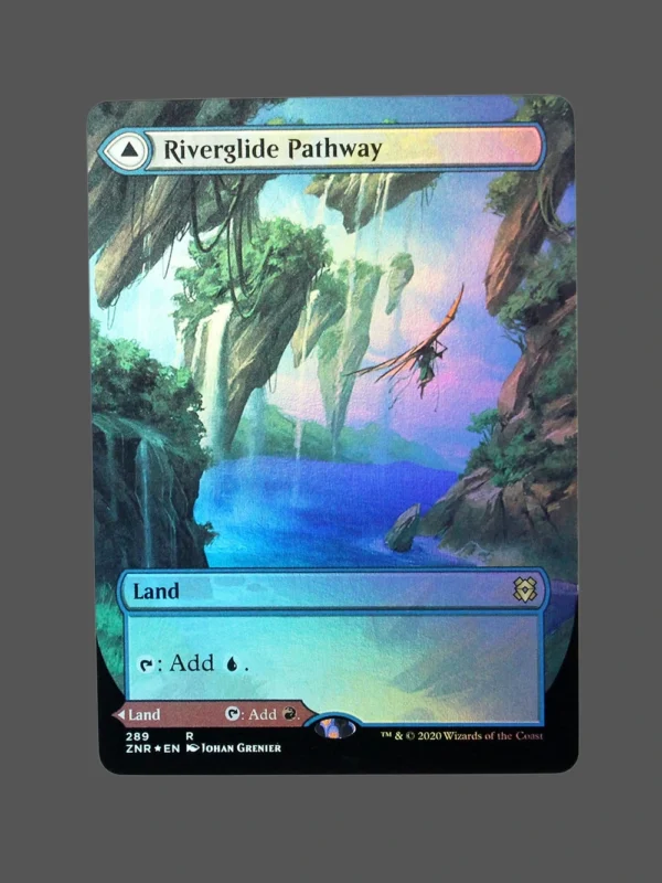 Riverglide Pathway Foil MTG Proxy | Zendikar Rising
