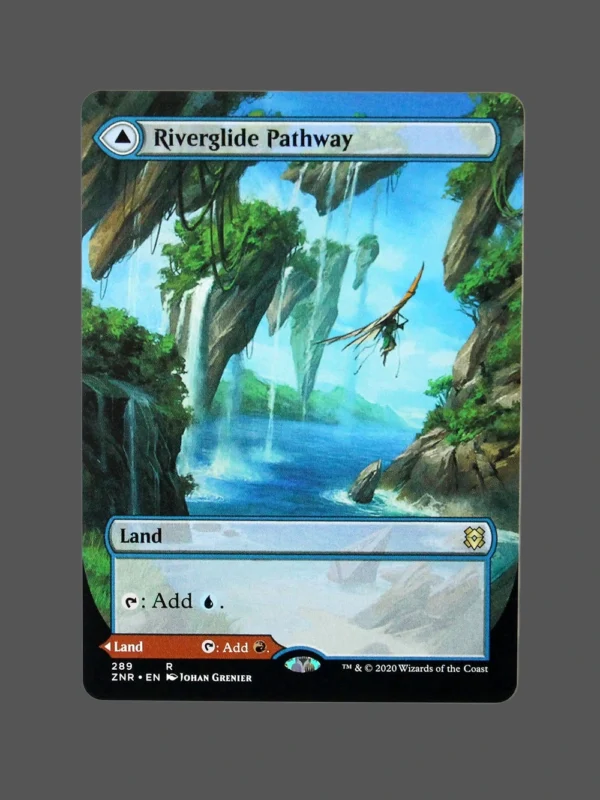 Riverglide Pathway Holo MTG Proxy | Zendikar Rising